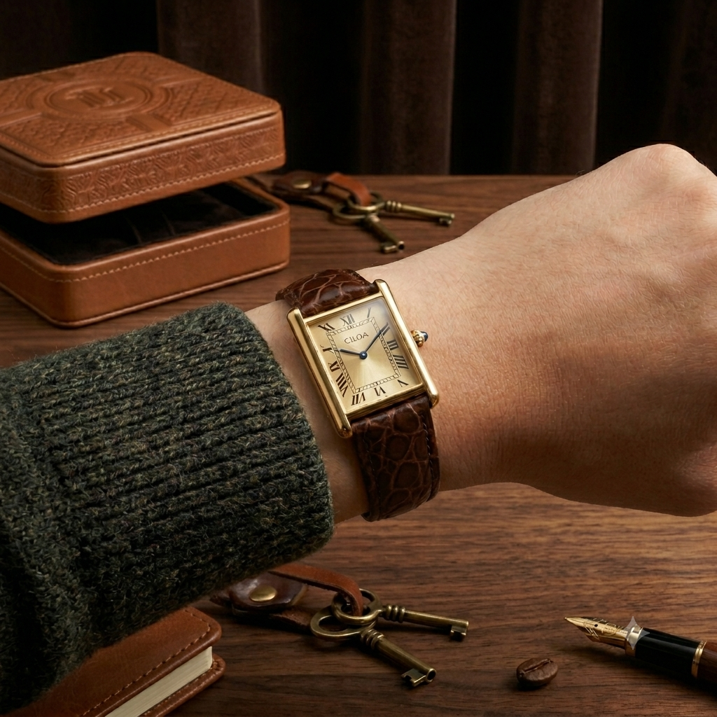 Vintage Gold Men's Watch
