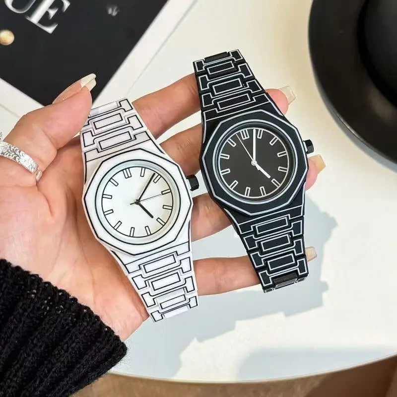 Modern Quartz Couple Watch